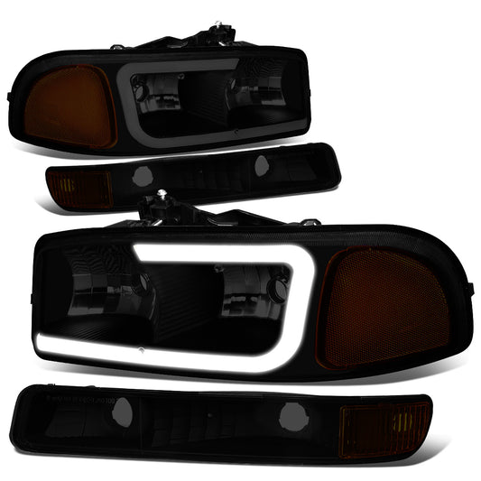 FAROS 99-07 GMC SIERRA 1500 / 01-07 GMC SIERRA 1500HD, SIERRA 2500HD, SIERRA 3500HD / 99-04 GMC SIERRA 2500 / 99-06 GMC YUKON / 00-06 GMC YUKON XL 1500, YUKON XL 2500 / 2001 GMC SIERRA C3 - DOES NOT FIT DENALI TRIMS / FITS 2007 CLASSIC MODELS ONLY - LED