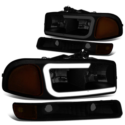 FAROS 99-07 GMC SIERRA 1500 / 01-07 GMC SIERRA 1500HD, SIERRA 2500HD, SIERRA 3500HD / 99-04 GMC SIERRA 2500 / 99-06 GMC YUKON / 00-06 GMC YUKON XL 1500, YUKON XL 2500 / 2001 GMC SIERRA C3 - DOES NOT FIT DENALI TRIMS / FITS 2007 CLASSIC MODELS ONLY - LED