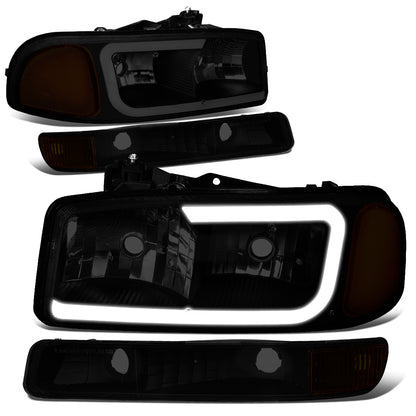 FAROS 99-07 GMC SIERRA 1500 / 01-07 GMC SIERRA 1500HD, SIERRA 2500HD, SIERRA 3500HD / 99-04 GMC SIERRA 2500 / 99-06 GMC YUKON / 00-06 GMC YUKON XL 1500, YUKON XL 2500 / 2001 GMC SIERRA C3 - DOES NOT FIT DENALI TRIMS / FITS 2007 CLASSIC MODELS ONLY - LED