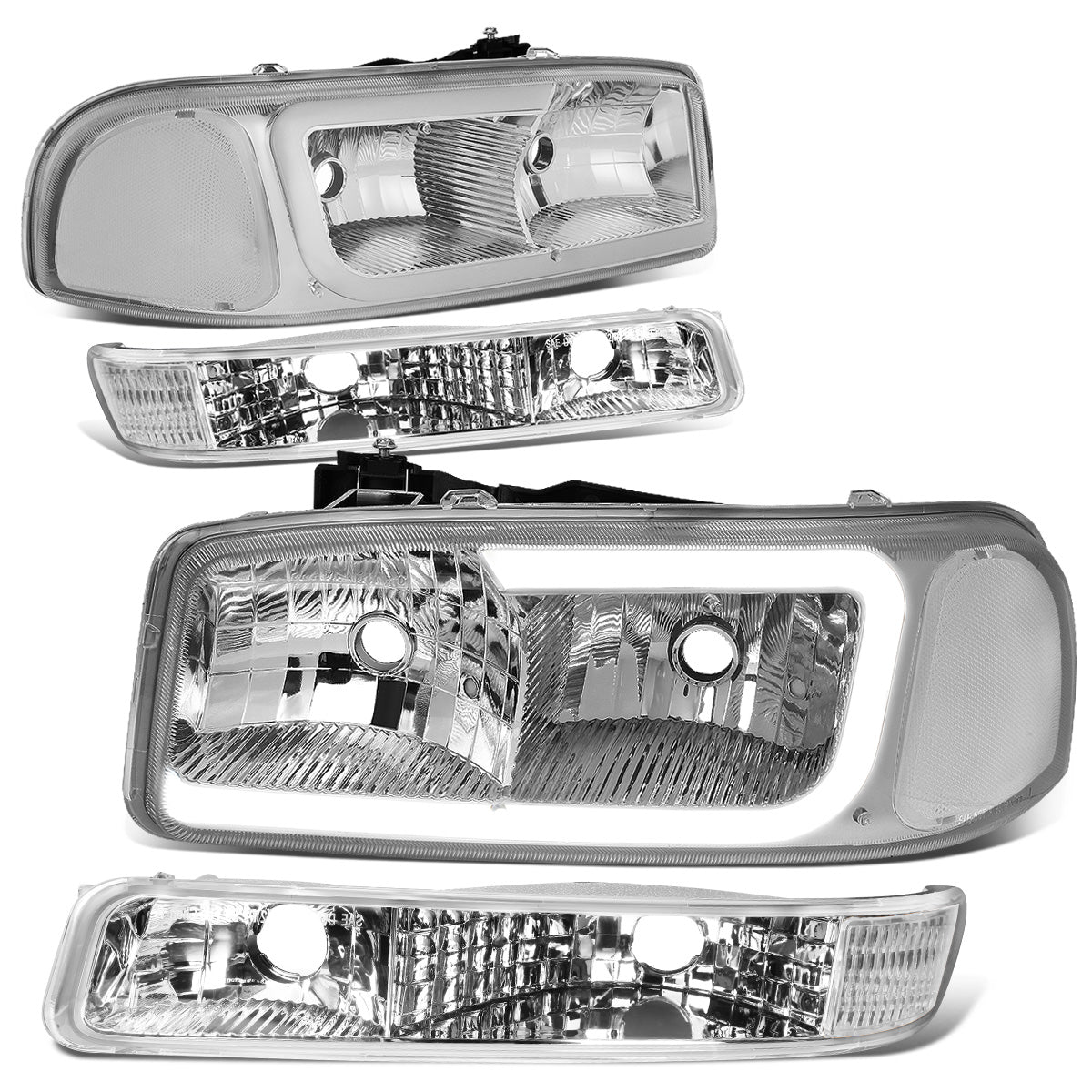 FAROS 99-07 GMC SIERRA 1500 / 01-07 GMC SIERRA 1500HD, SIERRA 2500HD, SIERRA 3500HD / 99-04 GMC SIERRA 2500 / 99-06 GMC YUKON / 00-06 GMC YUKON XL 1500, YUKON XL 2500 / 2001 GMC SIERRA C3 - DOES NOT FIT DENALI TRIMS / FITS 2007 CLASSIC MODELS ONLY - C-BAR