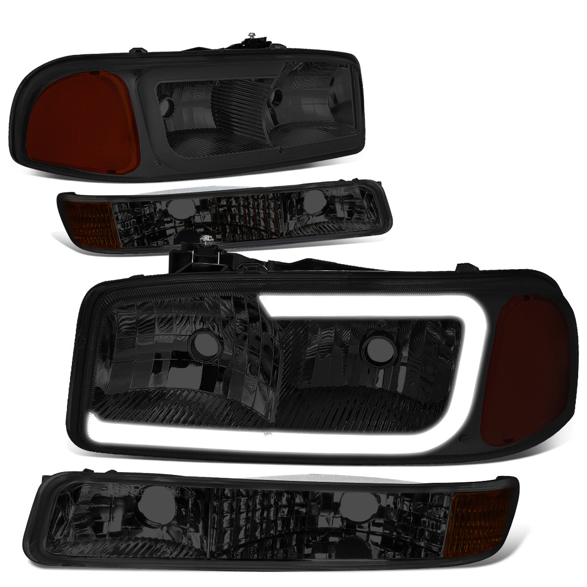 FAROS 99-07 GMC SIERRA 1500 / 01-07 GMC SIERRA 1500HD, SIERRA 2500HD, SIERRA 3500HD / 99-04 GMC SIERRA 2500 / 99-06 GMC YUKON / 00-06 GMC YUKON XL 1500, YUKON XL 2500 / 2001 GMC SIERRA C3 - DOES NOT FIT DENALI TRIMS / FITS 2007 CLASSIC MODELS ONLY - C-BAR