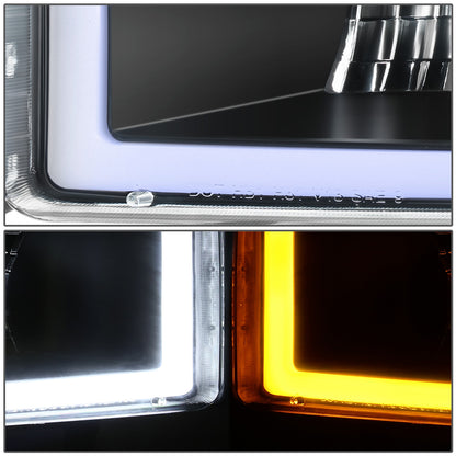 FAROS CLEAR LENS,CLEAR REFLECTOR,BLACK HOUSING - 4PCS - LED BAR