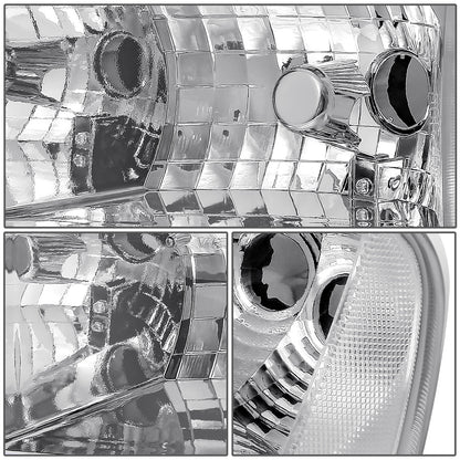 FAROS CLEAR LENS.CLEAR REFLECTOR.CHROME HOUSING - 4PCS - LED BAF