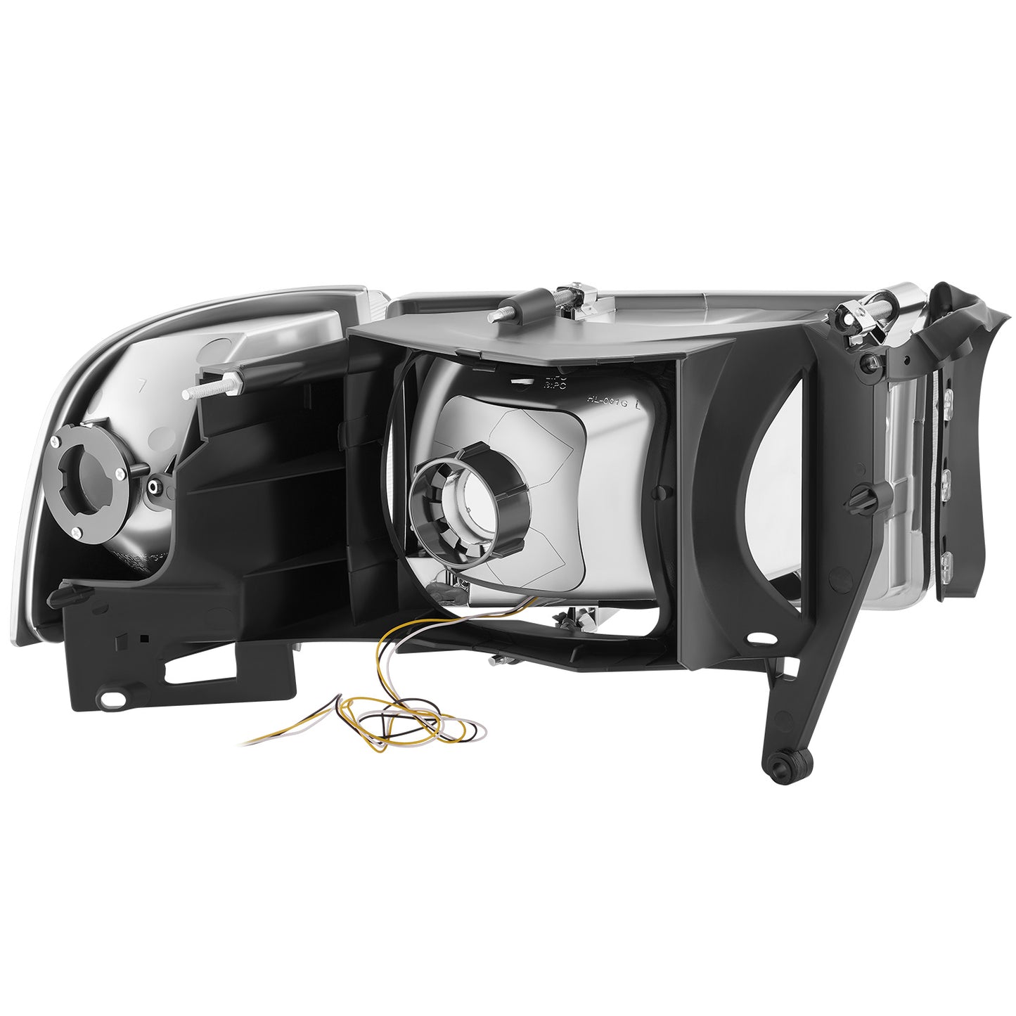 FAROS CLEAR LENS.CLEAR REFLECTOR.CHROME HOUSING - 4PCS - LED BAF