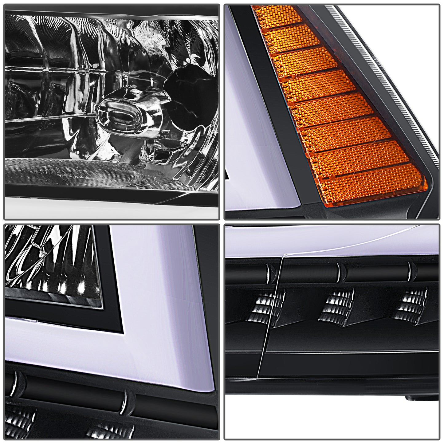 FAROS 10-18 RAM 1500-5500 - FIT DUAL OR QUAD HEADLIGHT MODELS - NOT FIT FACTORY PROJECTOR STYLE