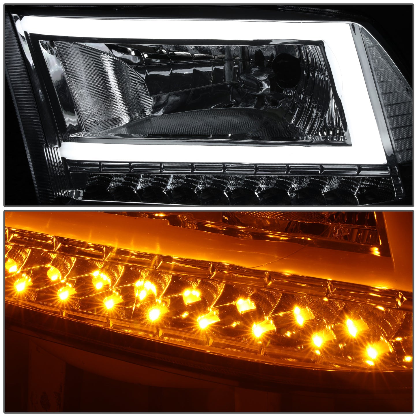 FAROS 10-18 RAM 1500-5500 - FIT DUAL OR QUAD HEADLIGHT MODELS - NOT FIT FACTORY PROJECTOR STYLE