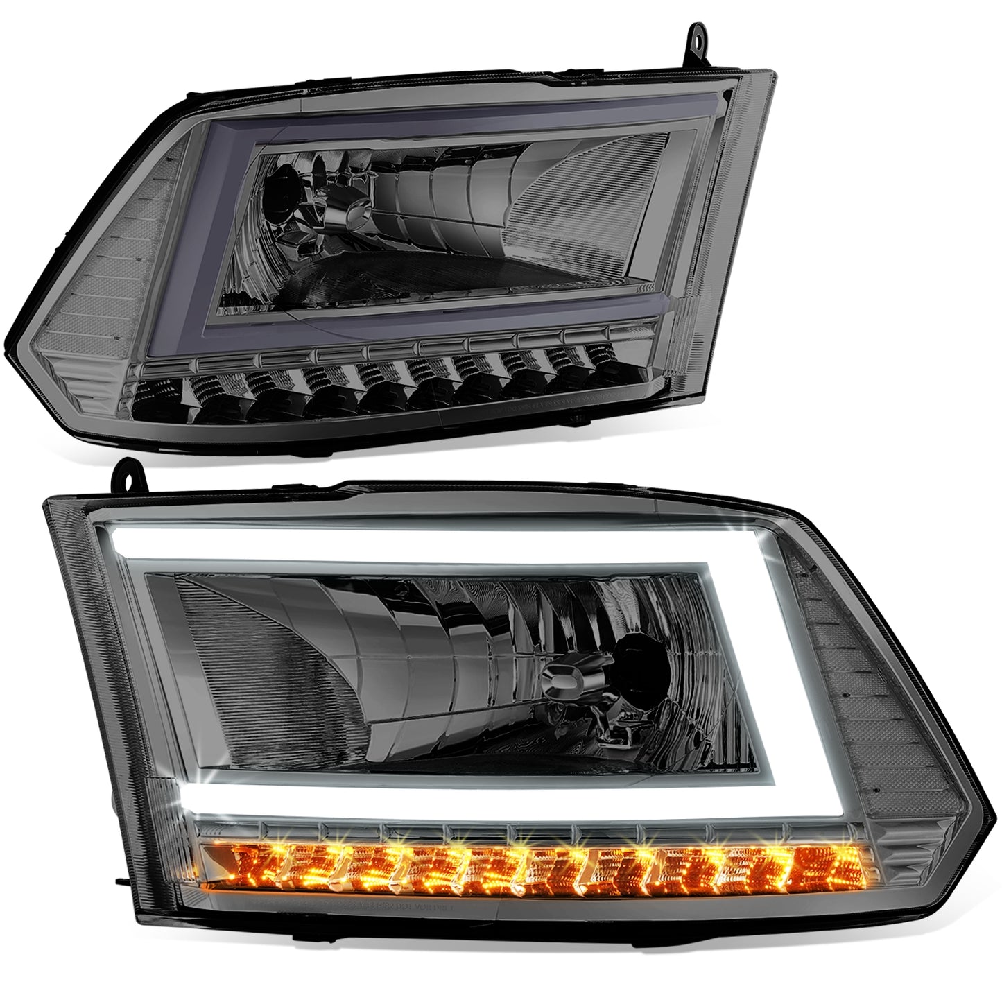 FAROS 10-18 RAM 1500-5500 - FIT DUAL OR QUAD HEADLIGHT MODELS - NOT FIT FACTORY PROJECTOR STYLE