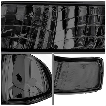 FAROS SMOKE LENS,CLEAR REFLECTOR,CHROME HOUSING - 4PCS - LED BAR