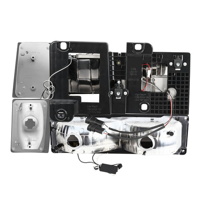 FAROS SMOKE LENS,AMBER REFLECTOR,CHROME HOUSING - 8PCS - LED BAR - 92-93 CHEVROLET BLAZER / 88-93 CHEVROLET C1500 / 92-93 CHEVROLET C1500 SUBURBAN / 88-93 CHEVROLET C2500 / 92-93 CHEVROLET C2500 SUBURBAN / 88-93 CHEVROLET C3500 / 88-93 CHEVROLET K1500 /