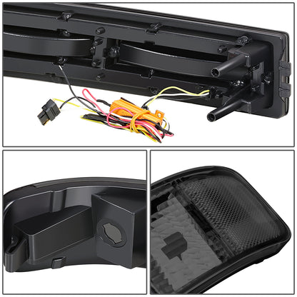 FAROS SMOKE LENS,CLEAR REFLECTOR,BLACK HOUSING - 4PCS - LED BAR - 03-14 CHEVROLET EXPRESS 1500 / 03-23 CHEVROLET EXPRESS 25003 / 03-23 CHEVROLET EXPRESS 3500 / 09-22 CHEVROLET EXPRESS 4500 / 03-14 GMC SAVANA 1500 / 03-23 GMC SAVANA 2500 / 03-23 GMC SAVANA