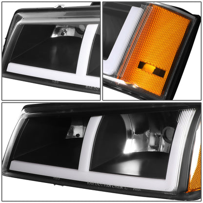 FAROS 03-06 CHEVROLET AVALANCHE 1500 2500 / 03-06 CHEVROLET SILVERADO 1500 2500 3500 / 03-06 CHEVROLET SILVERADO 1500 HD 2500 HD / 2007 CHEVROLET SILVERADO 1500 1500 HD 2500 HD 3500 CLASSIC - FIT MODELS WITHOUT FACTORY CLADDING ONLY - OE STYLE - LED -