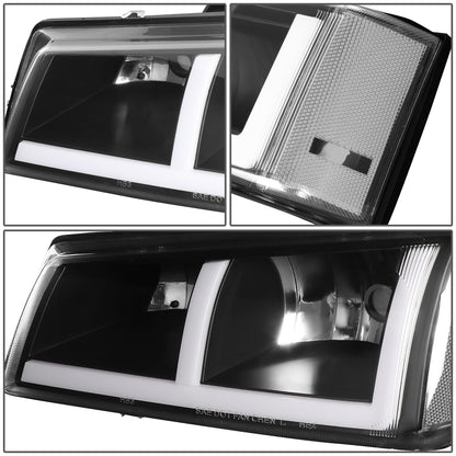 FAROS 03-06 CHEVROLET AVALANCHE 1500 2500 / 03-06 CHEVROLET SILVERADO 1500 2500 3500 / 03-06 CHEVROLET SILVERADO 1500 HD 2500 HD / 2007 CHEVROLET SILVERADO 1500 1500 HD 2500 HD 3500 CLASSIC - FIT MODELS WITHOUT FACTORY CLADDING ONLY - OE STYLE - LED -