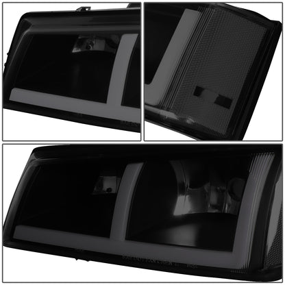 FAROS 03-06 CHEVROLET AVALANCHE 1500 2500 / 03-06 CHEVROLET SILVERADO 1500 2500 3500 / 03-06 CHEVROLET SILVERADO 1500 HD 2500 HD / 2007 CHEVROLET SILVERADO 1500 1500 HD 2500 HD 3500 CLASSIC - FIT MODELS WITHOUT FACTORY CLADDING ONLY - OE STYLE - LED -