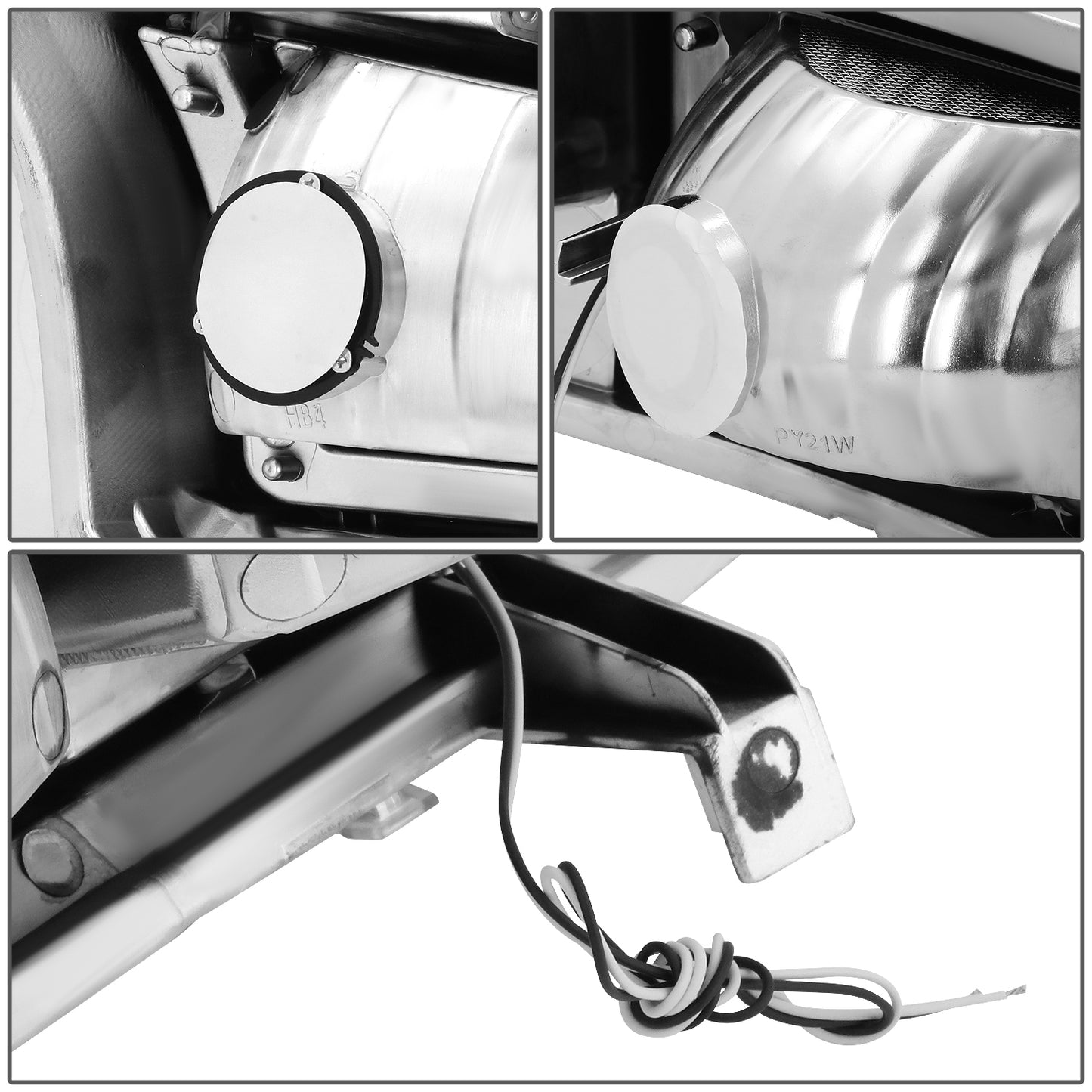 FAROS 03-06 CHEVROLET AVALANCHE 1500 2500 / 03-06 CHEVROLET SILVERADO 1500 2500 3500 / 03-06 CHEVROLET SILVERADO 1500 HD 2500 HD / 2007 CHEVROLET SILVERADO 1500 1500 HD 2500 HD 3500 CLASSIC - FIT MODELS WITHOUT FACTORY CLADDING ONLY - OE STYLE - LED -