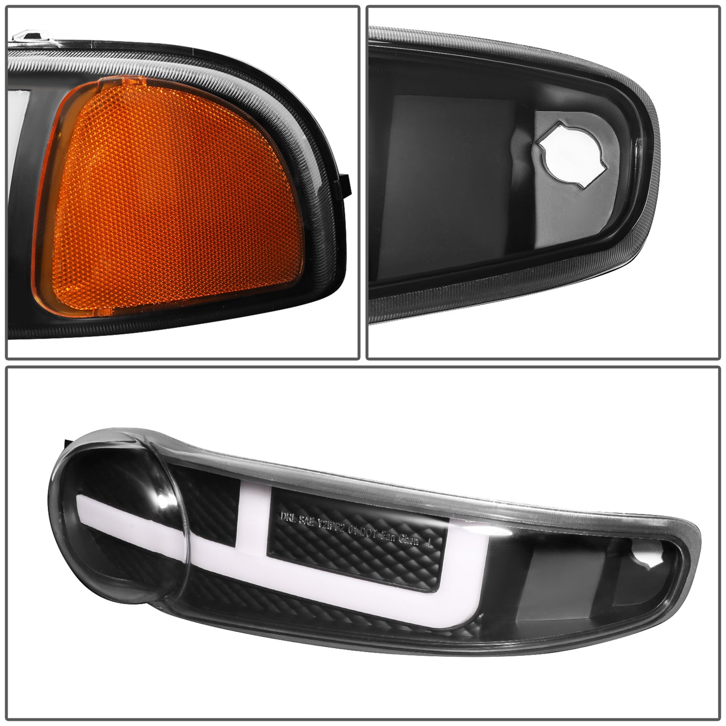 FAROS 2001 GMC SIERRA C3 / 02-06 GMC SIERRA 1500 DENALI / 07 GMC SIERRA 1500 DENALI CLASSIC / 01-06 GMC YUKON DENALI / 01-06 GMC YUKON XL 1500 DENALI - 9006 BULB TO BE USED FOR LOW BEAM. NOTCHING OF BULB BASE MAYBE REQUIRED TO FIT INTO 9005 BULB PLUG - OE