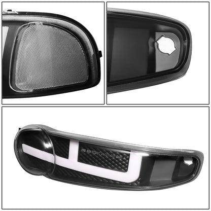 FAROS 2001 GMC SIERRA C3 / 02-06 GMC SIERRA 1500 DENALI / 07 GMC SIERRA 1500 DENALI CLASSIC / 01-06 GMC YUKON DENALI / 01-06 GMC YUKON XL 1500 DENALI - 9006 BULB TO BE USED FOR LOW BEAM. NOTCHING OF BULB BASE MAYBE REQUIRED TO FIT INTO 9005 BULB PLUG - OE