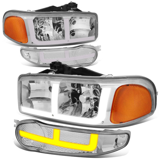 FAROS 2001 GMC SIERRA C3 / 02-06 GMC SIERRA 1500 DENALI / 07 GMC SIERRA 1500 DENALI CLASSIC / 01-06 GMC YUKON DENALI / 01-06 GMC YUKON XL 1500 DENALI - 9006 BULB TO BE USED FOR LOW BEAM. NOTCHING OF BULB BASE MAYBE REQUIRED TO FIT INTO 9005 BULB PLUG - OE