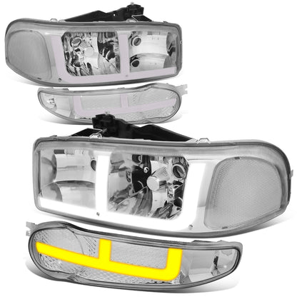 FAROS 2001 GMC SIERRA C3 / 02-06 GMC SIERRA 1500 DENALI / 07 GMC SIERRA 1500 DENALI CLASSIC / 01-06 GMC YUKON DENALI / 01-06 GMC YUKON XL 1500 DENALI - 9006 BULB TO BE USED FOR LOW BEAM. NOTCHING OF BULB BASE MAYBE REQUIRED TO FIT INTO 9005 BULB PLUG - OE