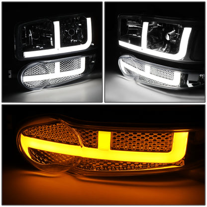 FAROS 2001 GMC SIERRA C3 / 02-06 GMC SIERRA 1500 DENALI / 07 GMC SIERRA 1500 DENALI CLASSIC / 01-06 GMC YUKON DENALI / 01-06 GMC YUKON XL 1500 DENALI - 9006 BULB TO BE USED FOR LOW BEAM. NOTCHING OF BULB BASE MAYBE REQUIRED TO FIT INTO 9005 BULB PLUG - OE