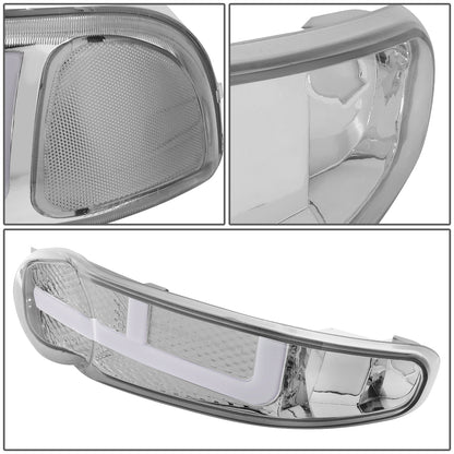 FAROS 2001 GMC SIERRA C3 / 02-06 GMC SIERRA 1500 DENALI / 07 GMC SIERRA 1500 DENALI CLASSIC / 01-06 GMC YUKON DENALI / 01-06 GMC YUKON XL 1500 DENALI - 9006 BULB TO BE USED FOR LOW BEAM. NOTCHING OF BULB BASE MAYBE REQUIRED TO FIT INTO 9005 BULB PLUG - OE