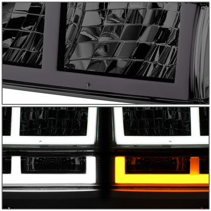 FAROS SMOKE LENS,CLEAR REFLECTOR,CHROME  HOUSING,4PCS,LED BAR