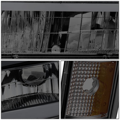 FAROS SMOKE LENS,AMBER REFLECTOR,CHROME HOUSING,8PCS,LED BAR