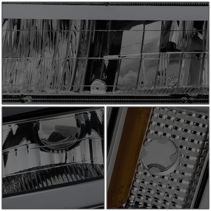 FAROS SMOKE LENS,AMBER REFLECTOR,CHROME HOUSING,8PCS,LED BAR