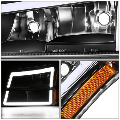 FAROS 03-06 CHEVY SILVERADO 1500, 2500, 2500HD, 3500, 3500HD, CHEVY AVALANCHE 1500, 2500 / 2007 SILVERADO 1500, 1500HD, 2500HD, 3500 CLASSIC - FITS AVALANCHE MODELS WITHOUT FACTORY CLADDING ONLY - REQUIRES WIRING TO EXISTING VEHICLE WIRING HARNESS - LED