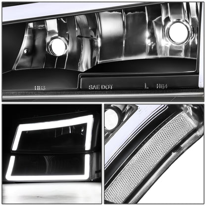 FAROS 03-06 CHEVY SILVERADO 1500, 2500, 2500HD, 3500, 3500HD, CHEVY AVALANCHE 1500, 2500 / 2007 SILVERADO 1500, 1500HD, 2500HD, 3500 CLASSIC - FITS AVALANCHE MODELS WITHOUT FACTORY CLADDING ONLY - REQUIRES WIRING TO EXISTING VEHICLE WIRING HARNESS - LED