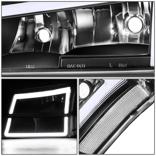 FAROS 03-06 CHEVY SILVERADO 1500, 2500, 2500HD, 3500, 3500HD, CHEVY AVALANCHE 1500, 2500 / 2007 SILVERADO 1500, 1500HD, 2500HD, 3500 CLASSIC - FITS AVALANCHE MODELS WITHOUT FACTORY CLADDING ONLY - REQUIRES WIRING TO EXISTING VEHICLE WIRING HARNESS - LED