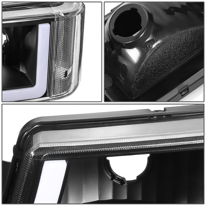 FAROS 03-06 CHEVY SILVERADO 1500, 2500, 2500HD, 3500, 3500HD, CHEVY AVALANCHE 1500, 2500 / 2007 SILVERADO 1500, 1500HD, 2500HD, 3500 CLASSIC - FITS AVALANCHE MODELS WITHOUT FACTORY CLADDING ONLY - REQUIRES WIRING TO EXISTING VEHICLE WIRING HARNESS - LED