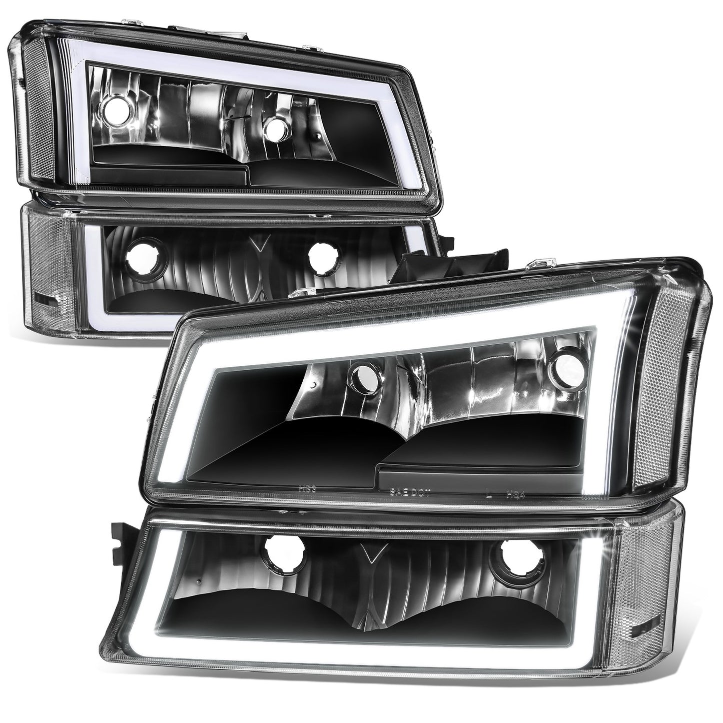 FAROS 03-06 CHEVY SILVERADO 1500, 2500, 2500HD, 3500, 3500HD, CHEVY AVALANCHE 1500, 2500 / 2007 SILVERADO 1500, 1500HD, 2500HD, 3500 CLASSIC - FITS AVALANCHE MODELS WITHOUT FACTORY CLADDING ONLY - REQUIRES WIRING TO EXISTING VEHICLE WIRING HARNESS - LED