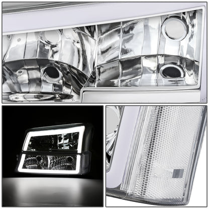 FAROS 03-06 CHEVY SILVERADO 1500, 2500, 2500HD, 3500, 3500HD, CHEVY AVALANCHE 1500, 2500 / 2007 SILVERADO 1500, 1500HD, 2500HD, 3500 CLASSIC - FITS AVALANCHE MODELS WITHOUT FACTORY CLADDING ONLY - REQUIRES WIRING TO EXISTING VEHICLE WIRING HARNESS - LED