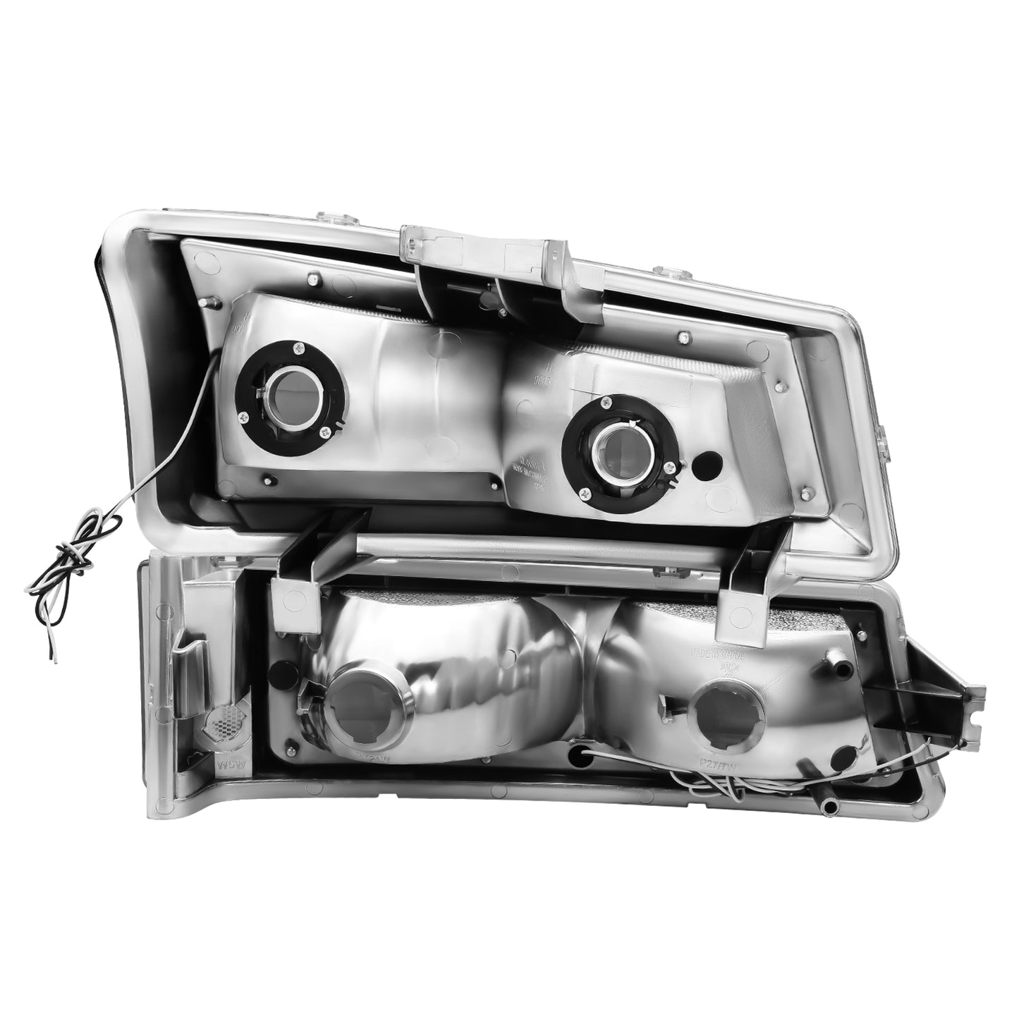 FAROS 03-06 CHEVY SILVERADO 1500, 2500, 2500HD, 3500, 3500HD, CHEVY AVALANCHE 1500, 2500 / 2007 SILVERADO 1500, 1500HD, 2500HD, 3500 CLASSIC - FITS AVALANCHE MODELS WITHOUT FACTORY CLADDING ONLY - REQUIRES WIRING TO EXISTING VEHICLE WIRING HARNESS - LED