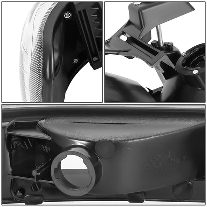 FAROS 99-02 CHEVY SILVERADO 1500, 2500 / 01-02 SILVERADO 1500HD, 2500HD, 3500 / 00-06 CHEVY SUBURBAN 1500, 2500, CHEVY TAHOE - REQUIRES WIRING TO EXISTING VEHICLE WIRING HARNESS - LED DRL - DUAL C-BAR - 4PC - BLACK HOUSING / AMBER CORNER