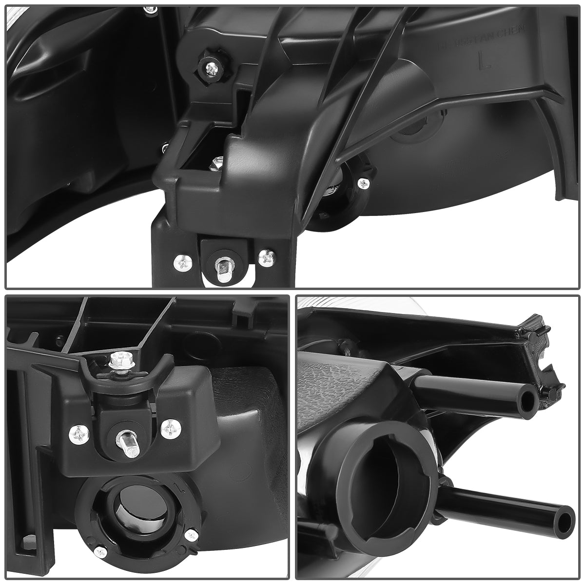 FAROS 99-02 CHEVY SILVERADO 1500, 2500 / 01-02 SILVERADO 1500HD, 2500HD, 3500 / 00-06 CHEVY SUBURBAN 1500, 2500, CHEVY TAHOE - REQUIRES WIRING TO EXISTING VEHICLE WIRING HARNESS - LED DRL - DUAL C-BAR - 4PC - BLACK HOUSING / CLEAR CORNER