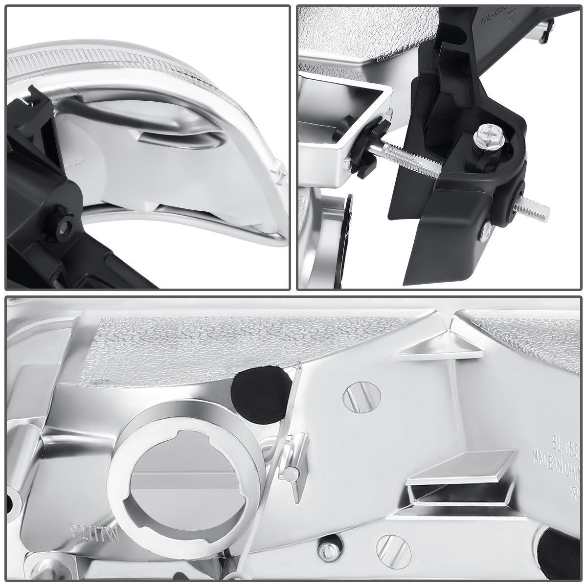 FAROS 99-02 CHEVY SILVERADO 1500, 2500 / 01-02 SILVERADO 1500HD, 2500HD, 3500 / 00-06 CHEVY SUBURBAN 1500, 2500, CHEVY TAHOE - REQUIRES WIRING TO EXISTING VEHICLE WIRING HARNESS - LED DRL - DUAL C-BAR - 4PC - CHROME HOUSING / CLEAR CORNER