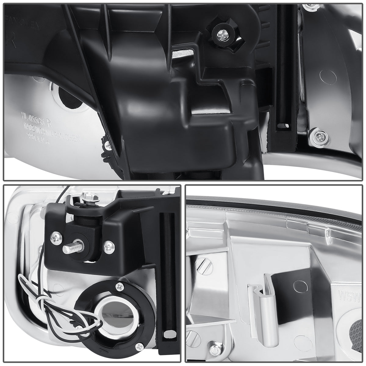 FAROS 99-02 CHEVY SILVERADO 1500, 2500 / 01-02 SILVERADO 1500HD, 2500HD, 3500 / 00-06 CHEVY SUBURBAN 1500, 2500, CHEVY TAHOE - REQUIRES WIRING TO EXISTING VEHICLE WIRING HARNESS - LED DRL - DUAL C-BAR - 4PC - SMOKE HOUSING / CLEAR CORNER