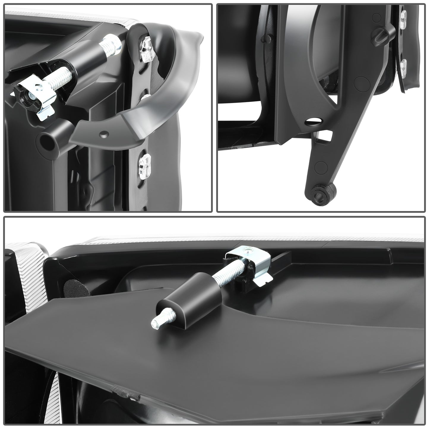 FAROS CLEAR LENS.AMBER REFLECTOR.BLACK HOUSING.4PCSLED BAR