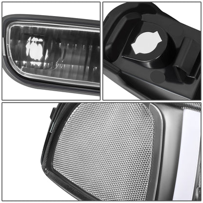 FAROS 99-06 GMC SIERRA 1500, GMC YUKON / 00-06 YUKON XL 1500, 2500 / 01-06 SIERRA 2500HD, 3500 / 2007 SIERRA 1500 CLASSIC, 2500HD CLASSIC, 3500 CLASSIC - EXCLUDES C3, DENALI MODELS - LED DRL - SWITCHBACK TURN SIGNAL - 4PC - BLACK HOUSING / CLEAR CORNER