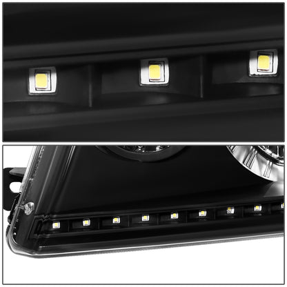 FAROS 04-08 FORD F-150 / 06-08 LINCOLN MARK LT - LED DRL - BLACK HOUSING / AMBER CORNER