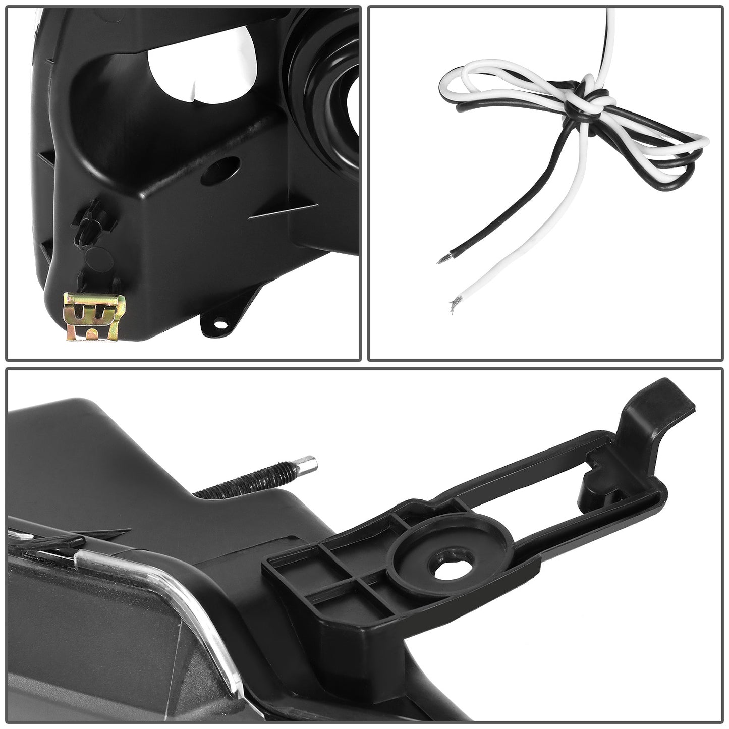 FAROS 04-08 FORD F-150 / 06-08 LINCOLN MARK LT - LED DRL - BLACK HOUSING / CLEAR CORNER