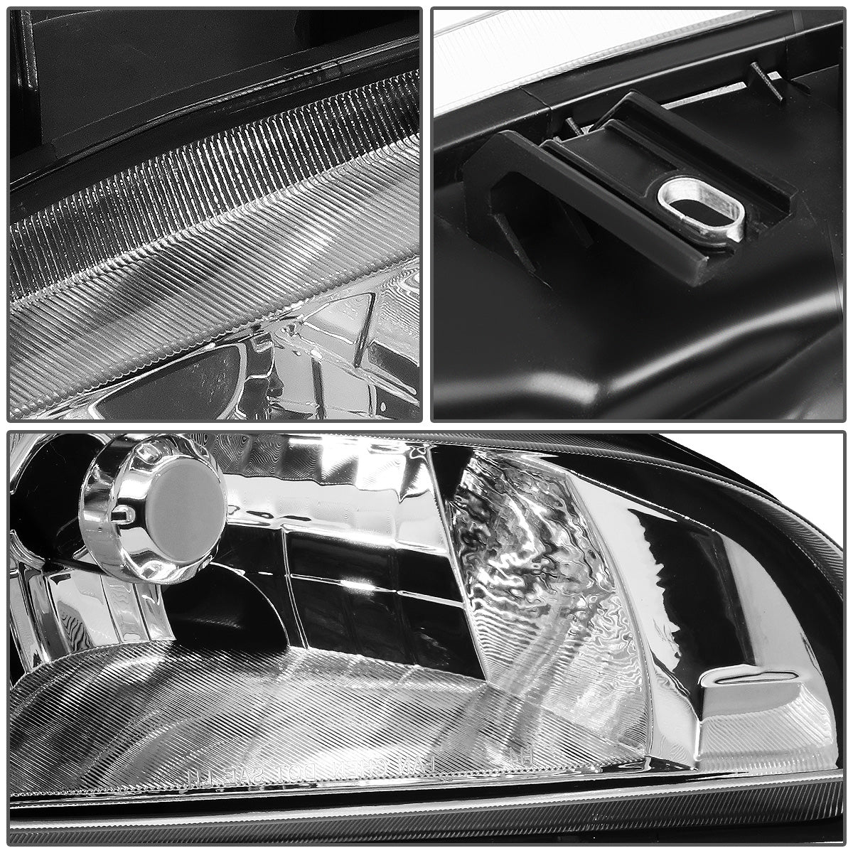 FAROS 92-95 HONDA CIVIC 2/3DR - LED DRL - CHROME HOUSING / AMBER CORNER - H4 HEADLIGHT / LED SIGNAL