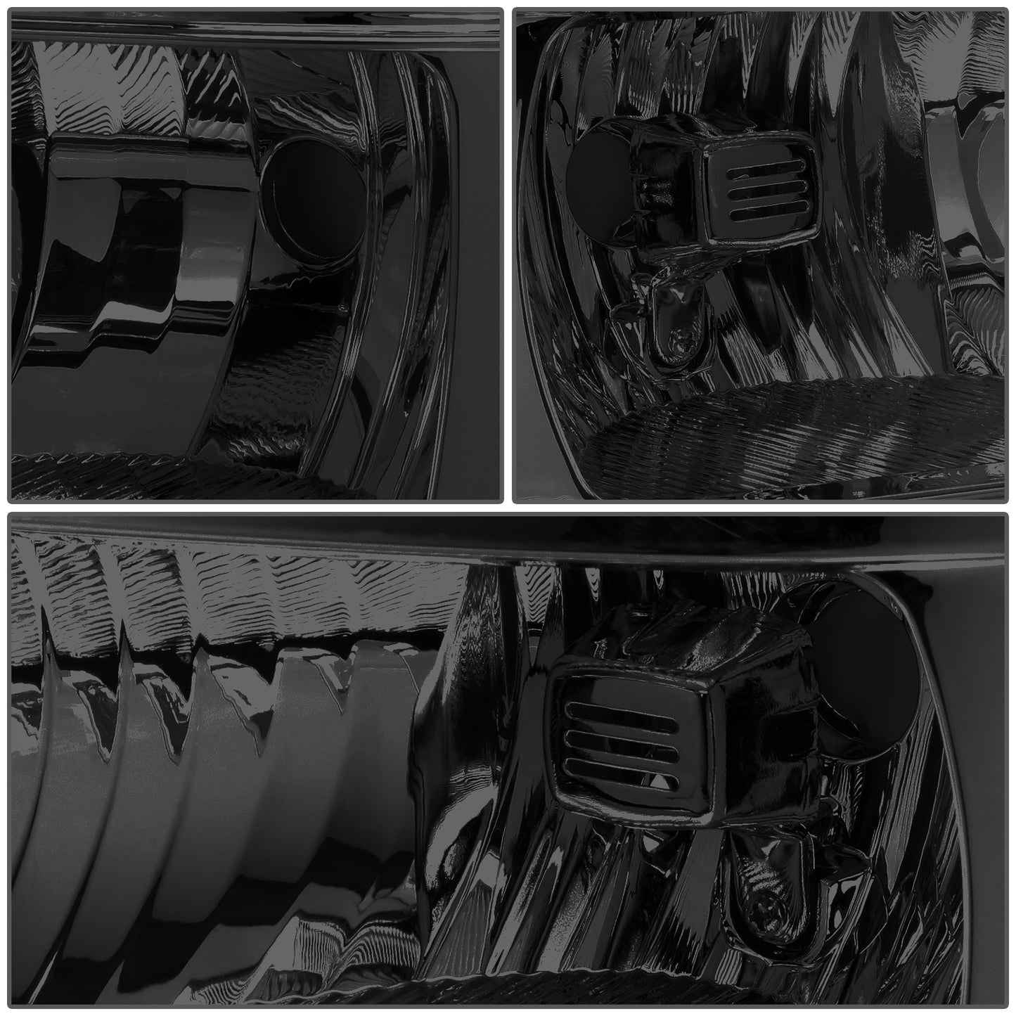 FAROS 07-13 GMC SIERRA 1500 / 07-14 GMC SIERRA 2500, 3500 - DOES NOT FIT 2007 CLASSIC STYLES - LED DRL STRIP - SMOKE HOUSING / CLEAR CORNER