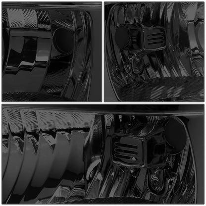 FAROS 07-13 GMC SIERRA 1500 / 07-14 GMC SIERRA 2500, 3500 - DOES NOT FIT 2007 CLASSIC STYLES - LED DRL STRIP - SMOKE HOUSING / CLEAR CORNER