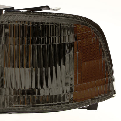 FAROS 94-02 DODGE RAM 2500 , 3500 / 94-01 RAM 1500 2/4-DOOR - DOES NOT FIT SPORT MODELS - 4PC - OEM STYLE - SMOKE HOUSING / AMBER CORNER - 9004 LOW BEAM / HIGH BEAM