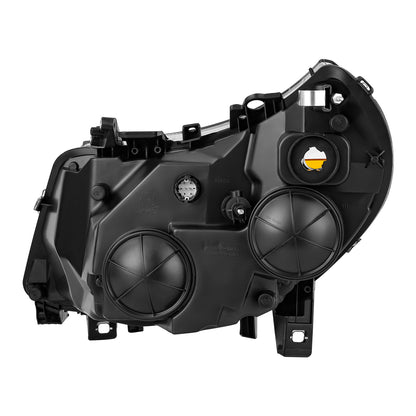 FAROS RAM PROMASTER 1500 2014-2022 / RAM PROMASTER 2500 2014-2022 / RAM PROMASTER 3500 2014-2022 - WITHOUT DAYTIME RUNNING LAMPS - OE STYLE - H7 LOW & HIGH BEAM / 2827 SIDE MARKER / 7443 TURN SIGNAL - CHROME HOUSING - RIGHT