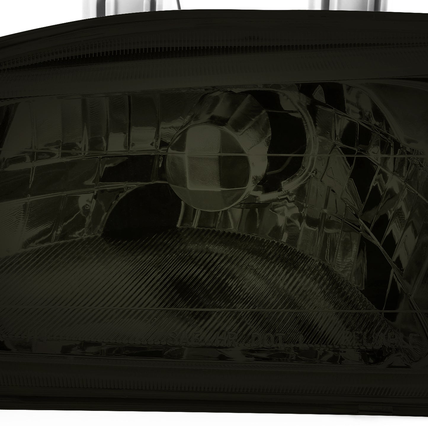 FAROS 92-95 HONDA CIVIC 2/3/4-DOOR - 2PC - SMOKE HOUSING - H4 LOW BEAM / HIGH BEAM