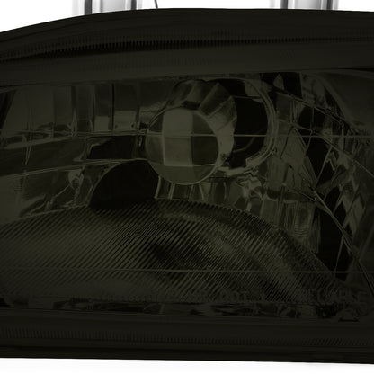 FAROS 92-95 HONDA CIVIC 2/3/4-DOOR - 2PC - SMOKE HOUSING - H4 LOW BEAM / HIGH BEAM