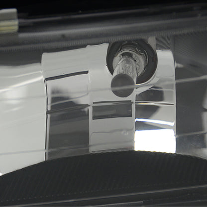 FAROS 88-93 CHEVY C10 2/4-DOOR - 8PC - BLACK HOUSING / CLEAR CORNER - 9006 LOW BEAM / 9005 HIGH BEAM